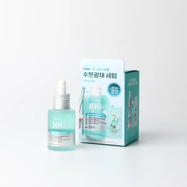 아누아 PDRN 피디알엔 히알루론산 캡슐 100 세럼 본품+리필 기획